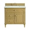 James Martin Vanities 36'' Single Vanity, Light Natural Oak w/ 3 CM Lime Delight Quartz Top 424-V36-LNO-3LDL - alternate 1